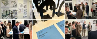 fotocollage van de uitreiking
