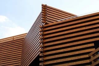 Houten gevel