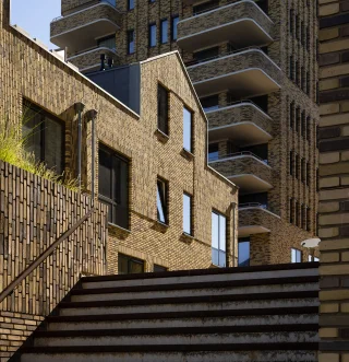 appartementen gebouwen op het NRE terrein in Eindhoven